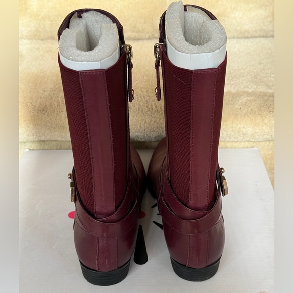 Isaac  Mizrahi Trolley mid shaft leather boots - Picture 6 of 10